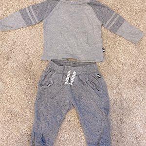 Splendid Grey Jersey Matching Set